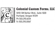Colonial Custom Forms